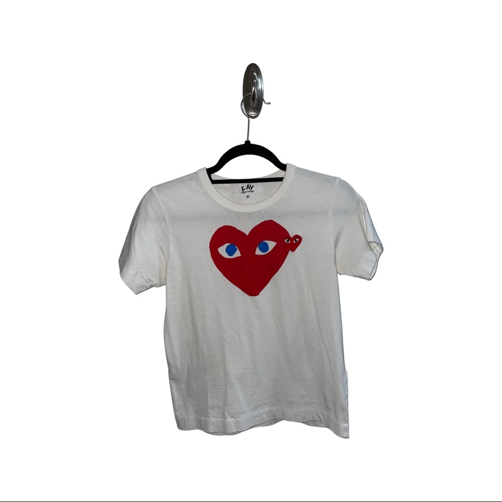 Comme Des Garçons Play Double Heart T-shirt